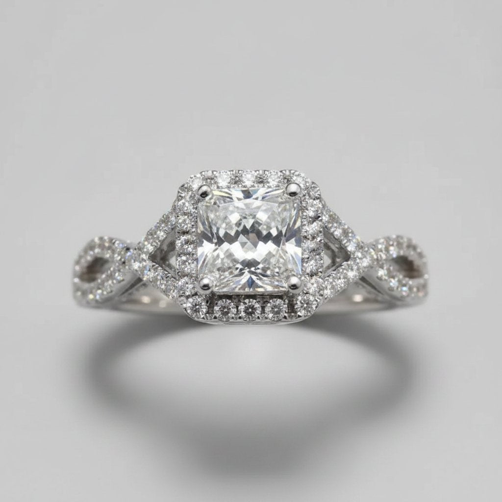 Anello Albane in zirconi cubici