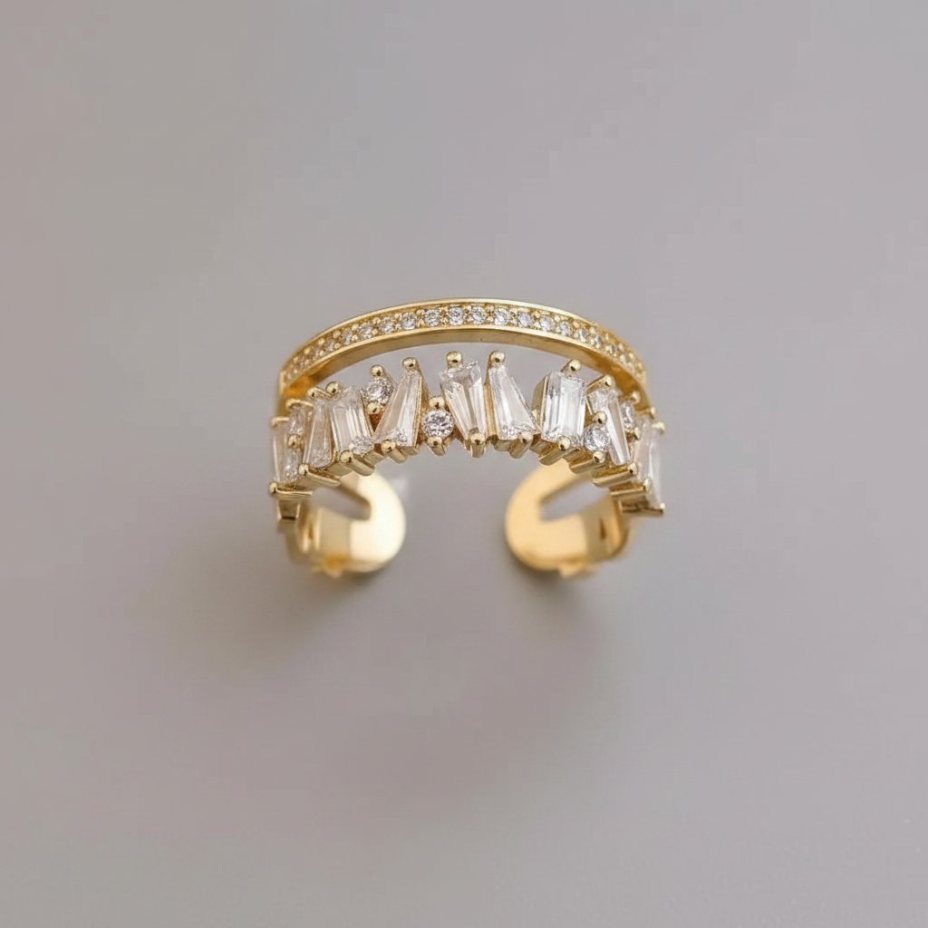 Anello Sidonie con zirconi