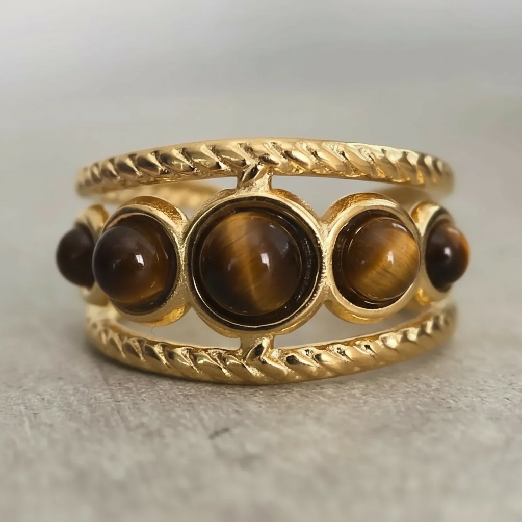 Ambre Gold Ring