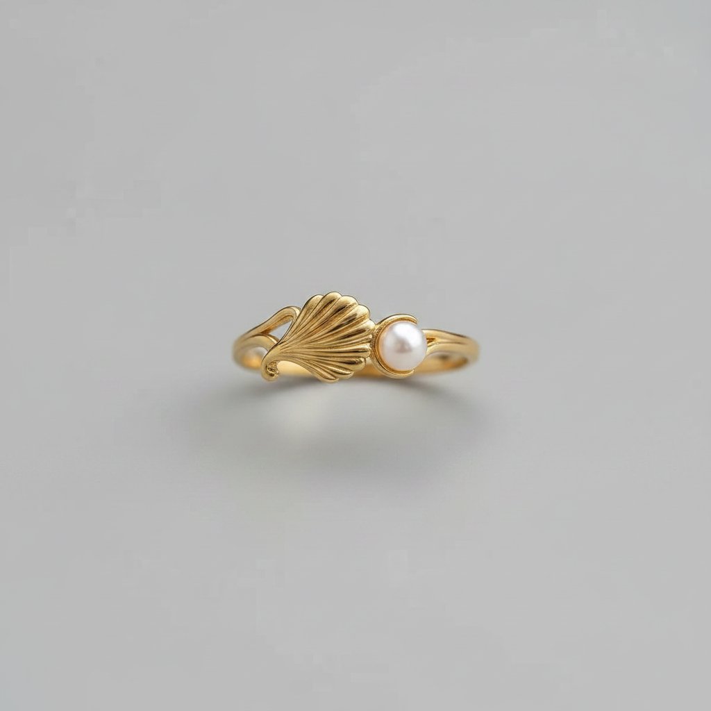 Anillo Giselle con perla