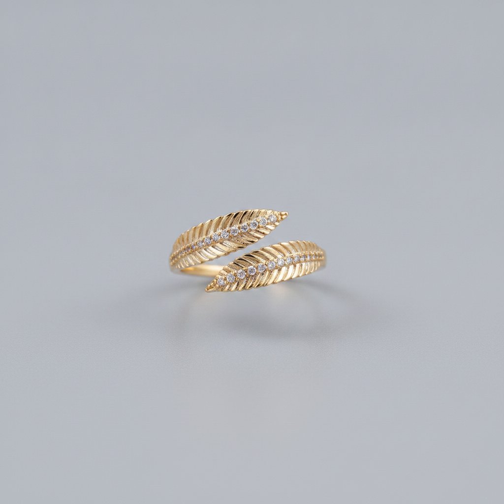 Anillo dorado Giselle