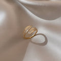 Anillo dorado Giselle