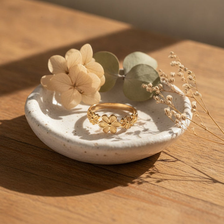 Bague Giselle dorée