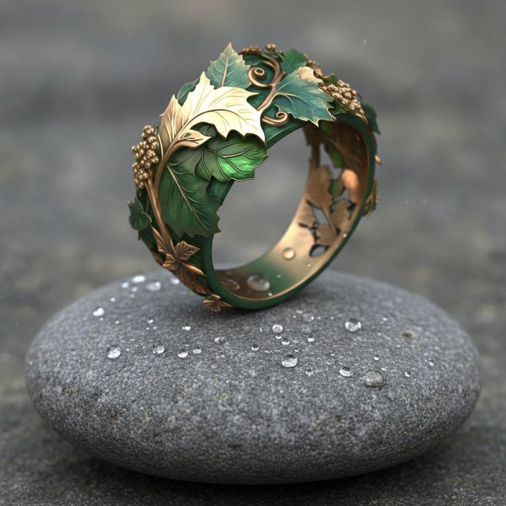 Anillo dorado Giselle