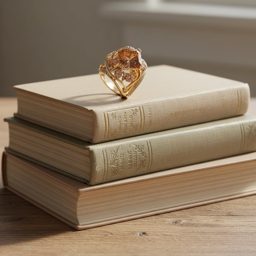 Anillo Giselle de circonita cúbica