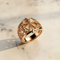 Anillo dorado Giselle