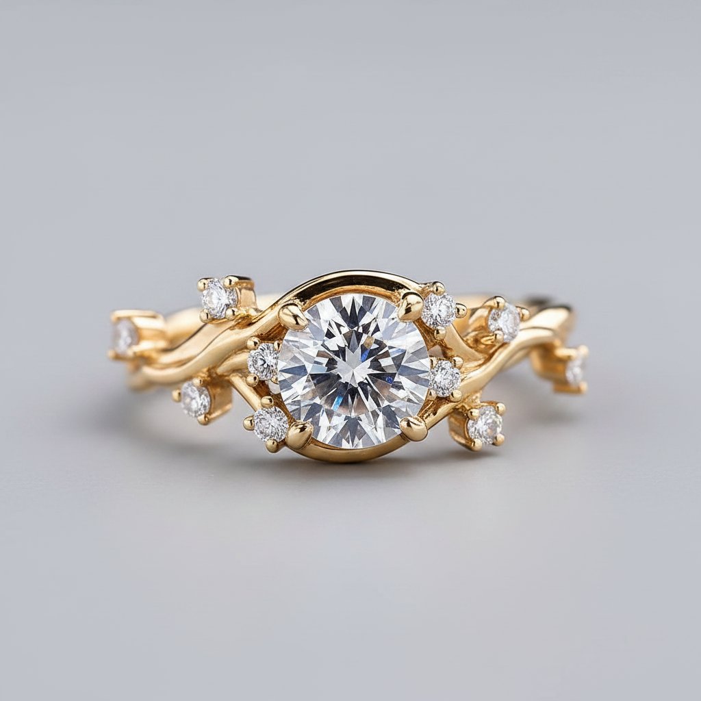 Lourdes Moissanite Ring