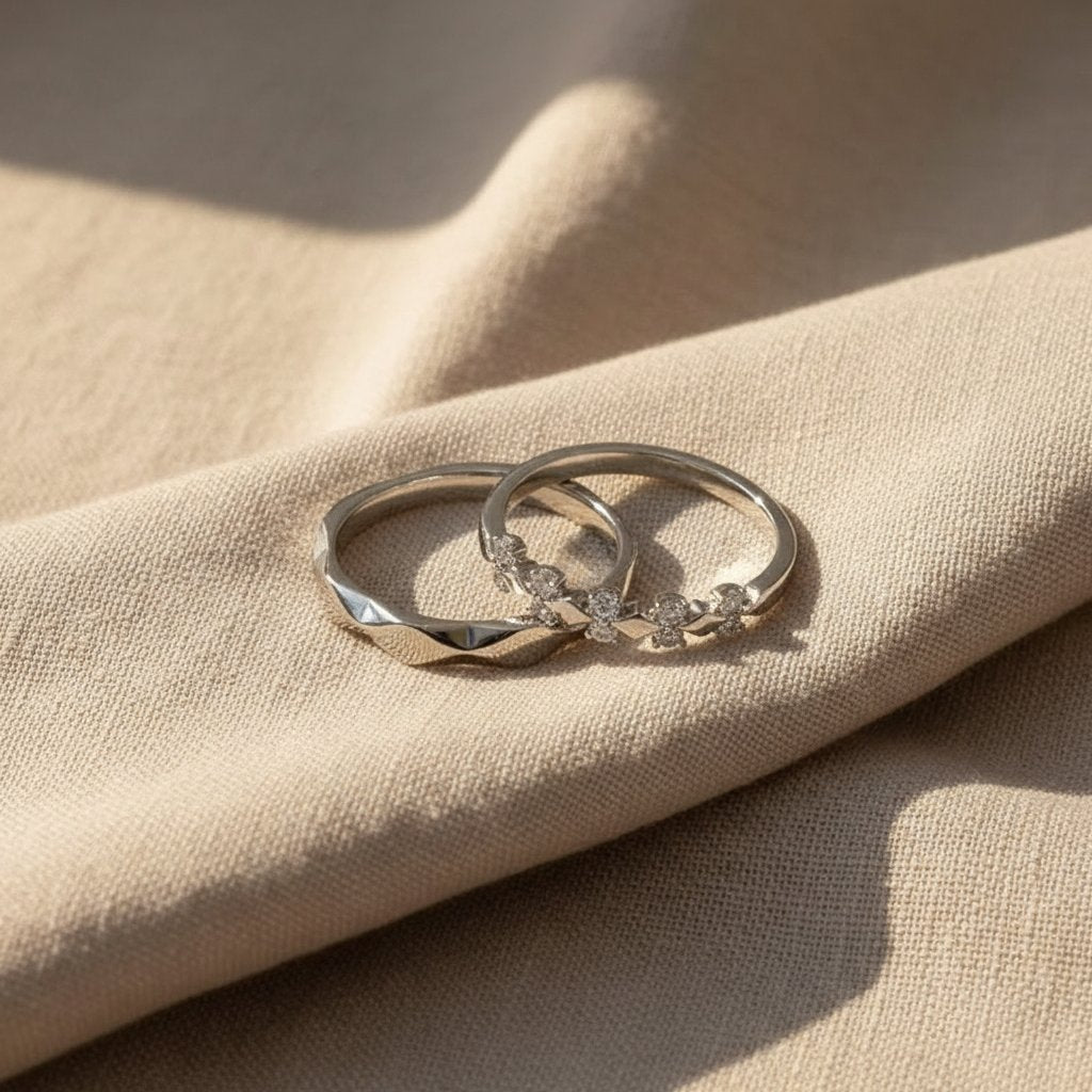Conjunto de joyería Dvora en plata