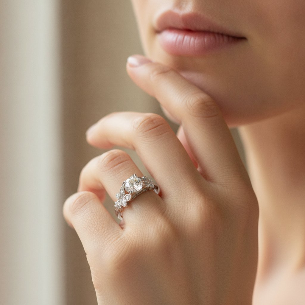 Bague Jolie argentée