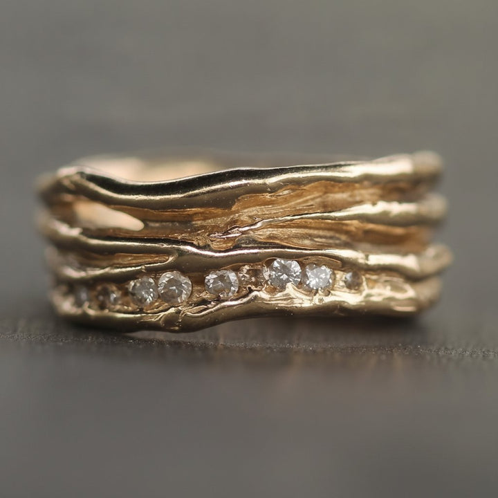 Bague Petra dorée