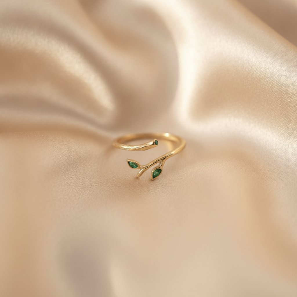 Rhea-ring med zirkonia
