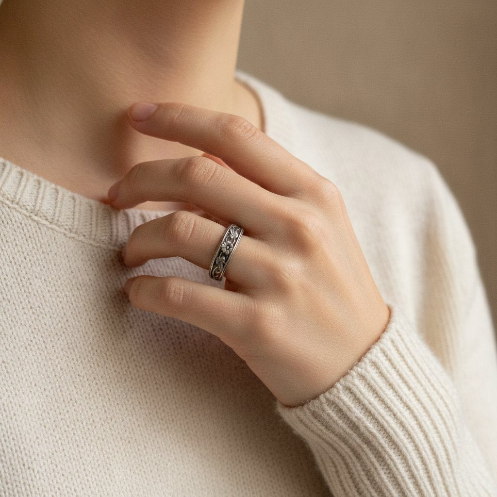 Rhea silverring