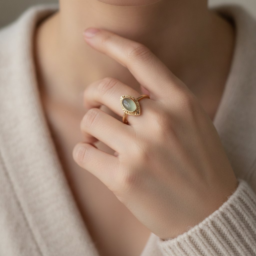Blythe Moonstone Ring