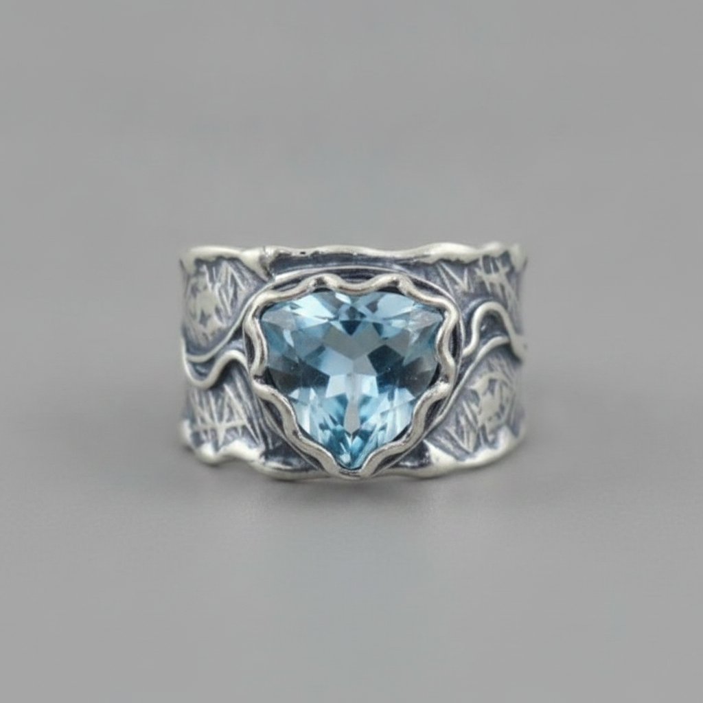 Tindra-saffieren ring