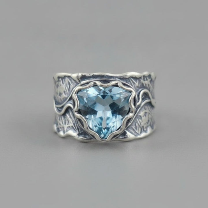 Tindra-saffieren ring