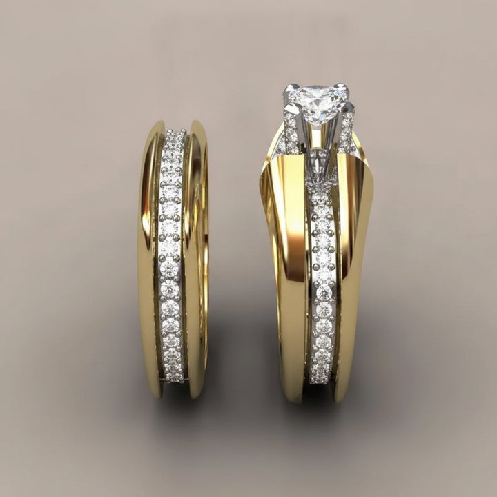 Conjunto de joyería de cristal Maelys