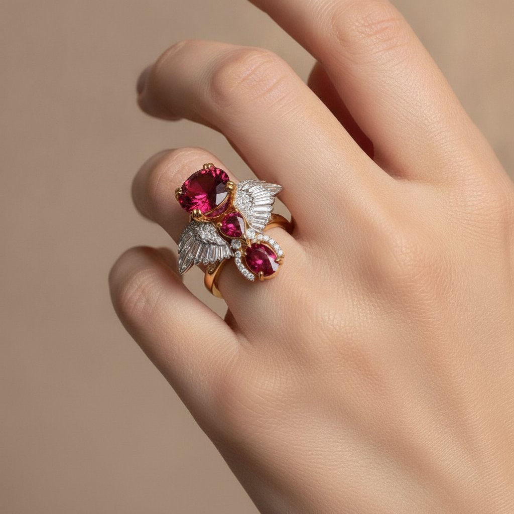 Sabine Crystal Ring
