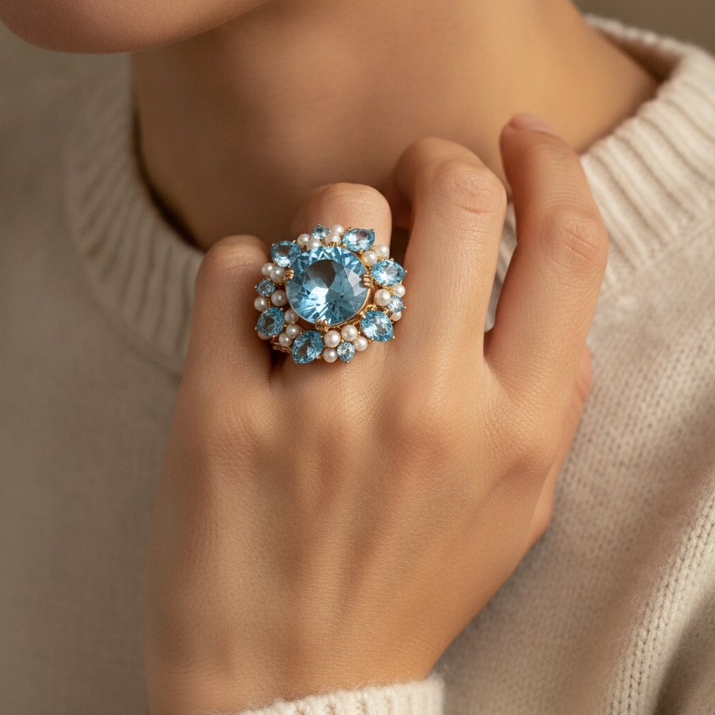 Sabine Pearl Ring
