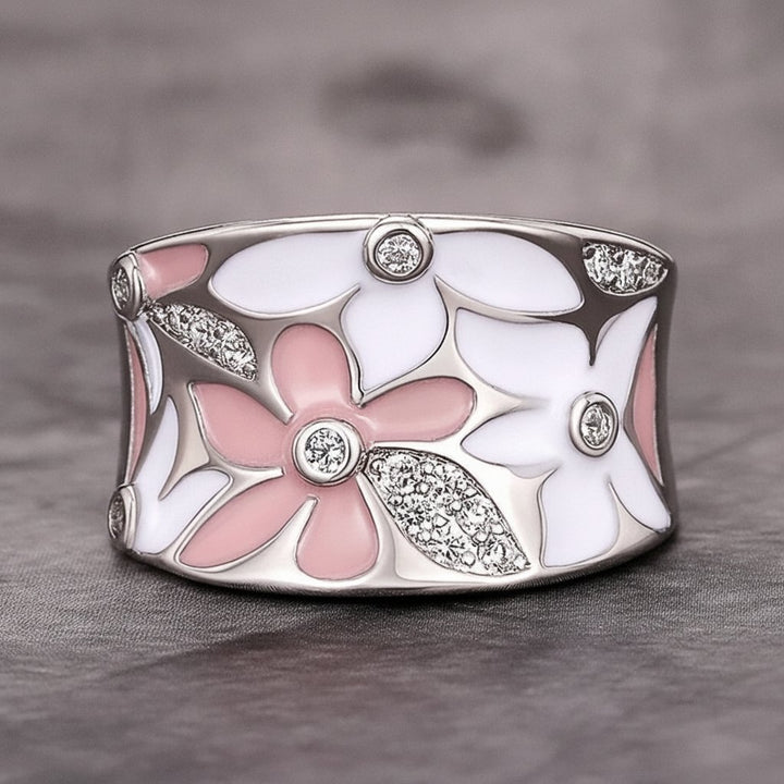 Bague Ambre en zircone