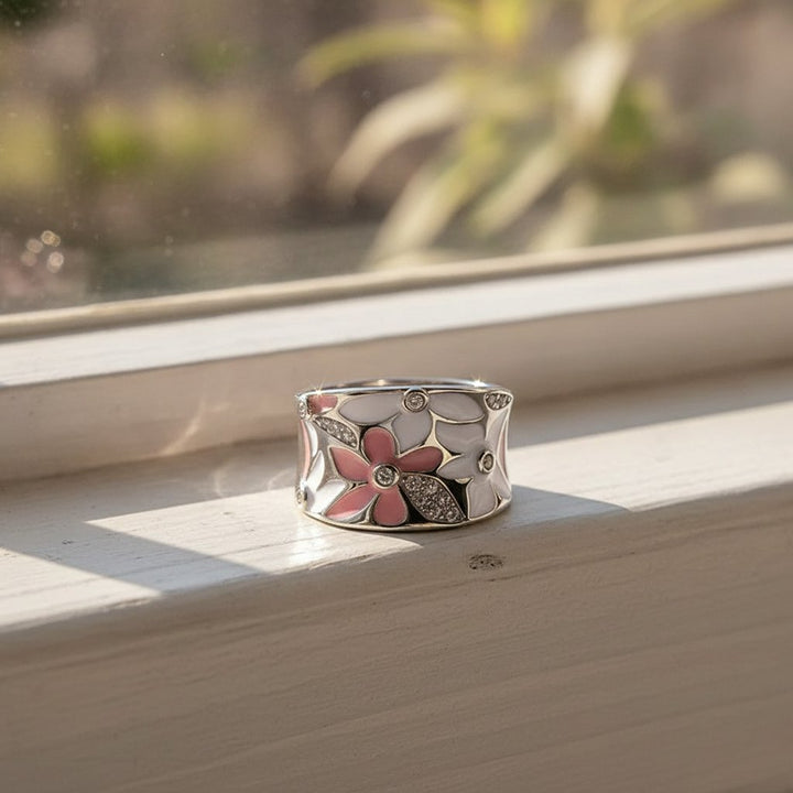 Bague Ambre en zircone
