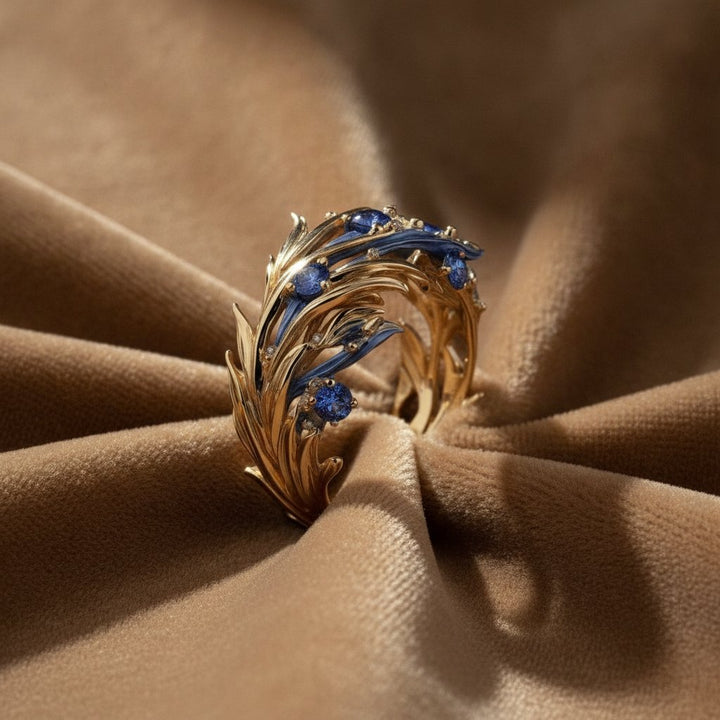 Bague Soleil dorée