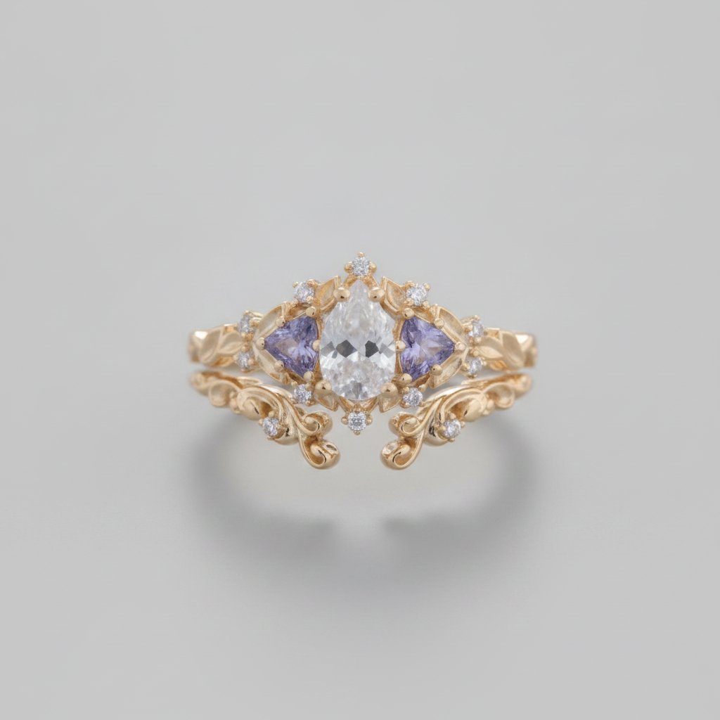 Soleil Crystal Ring