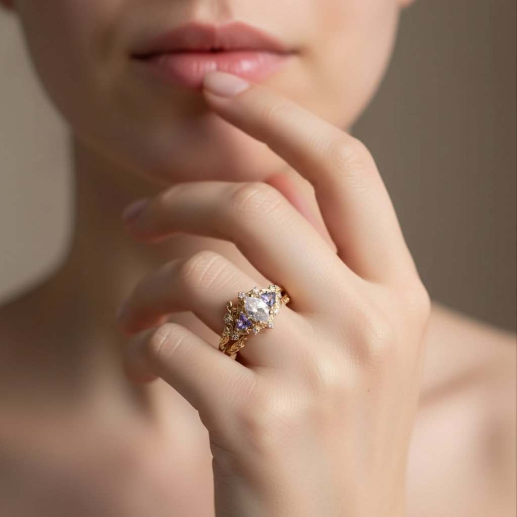 Soleil Crystal Ring