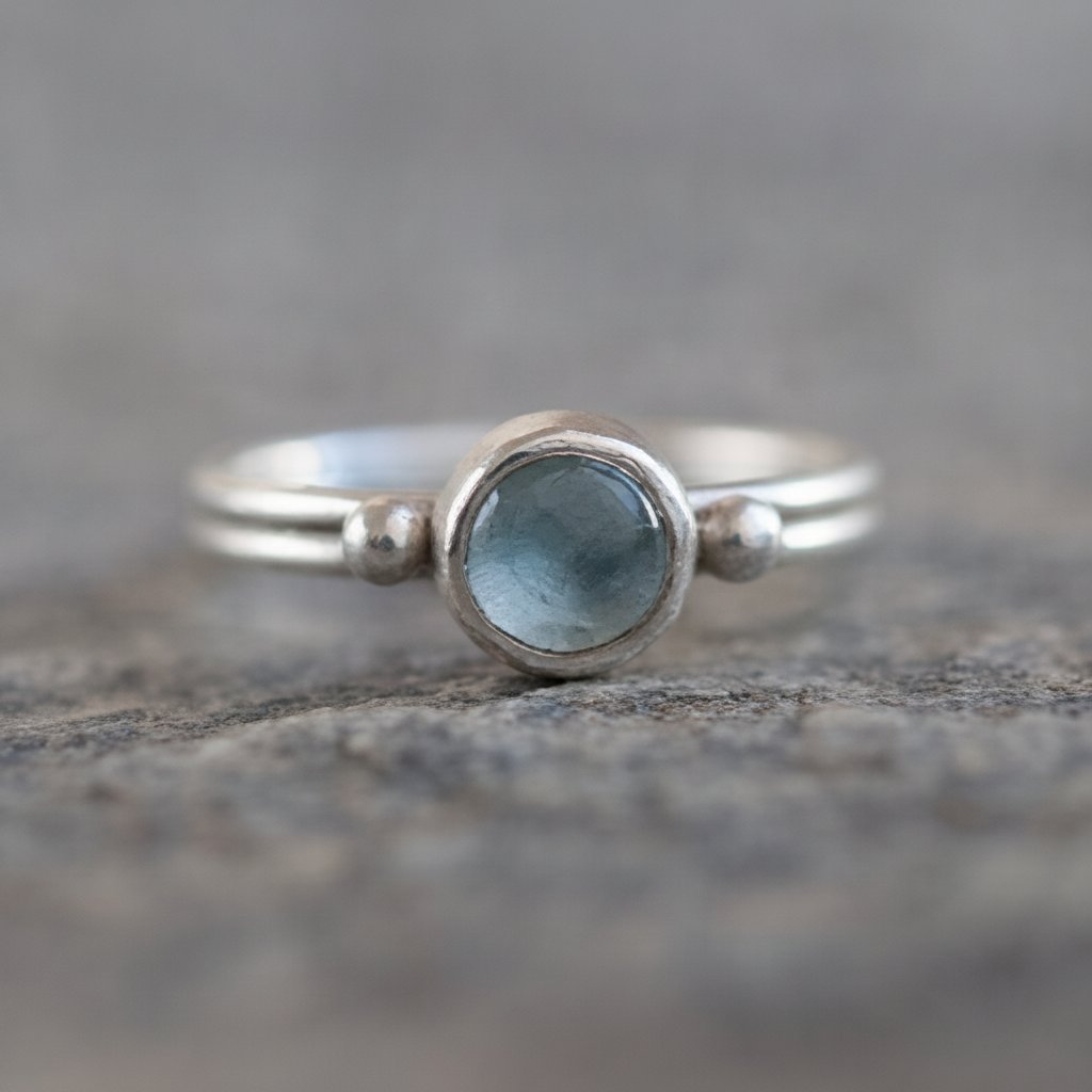 Anillo Giselle de piedra lunar