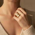 Honorine-ring met zirkonia