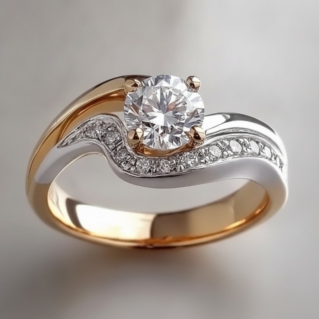 Bague Iliana dorée