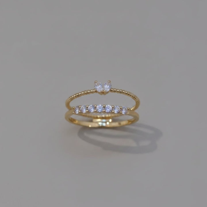 Schmuckset mit Zirkonia von Bijou
