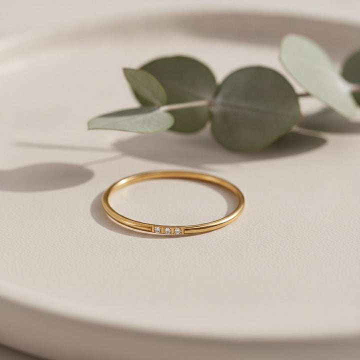 Bague en zircone bijou