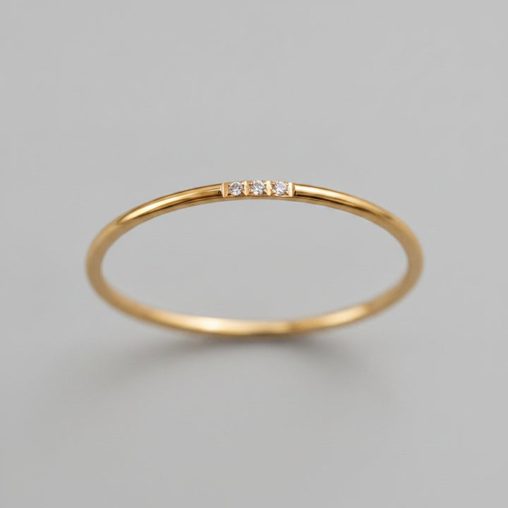 Bague en zircone bijou
