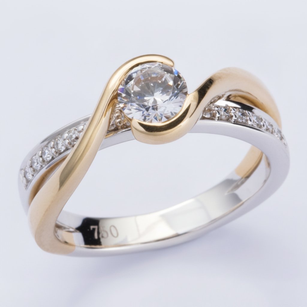 Pierścionek Noor z cyrkonią