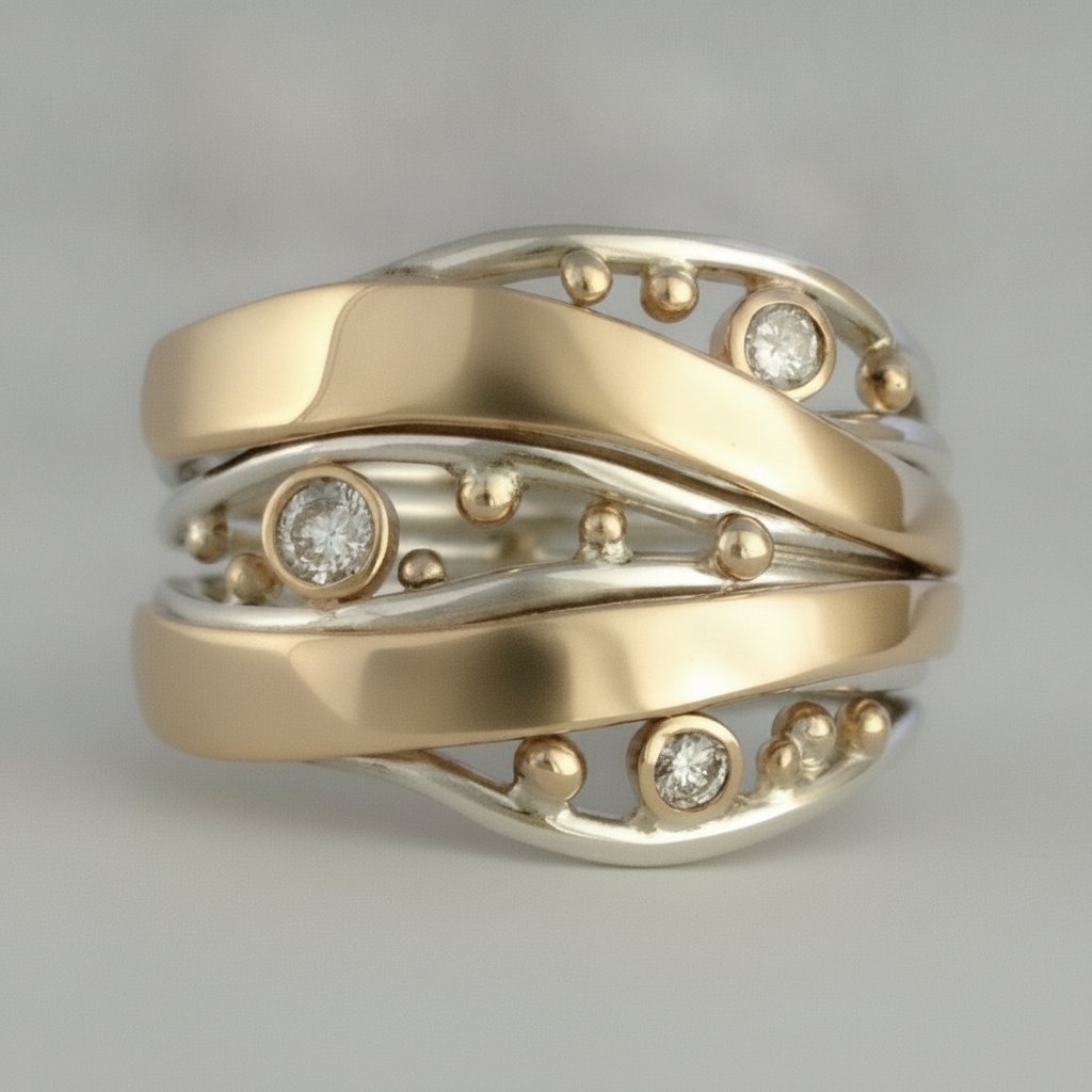 Bague Noor dorée