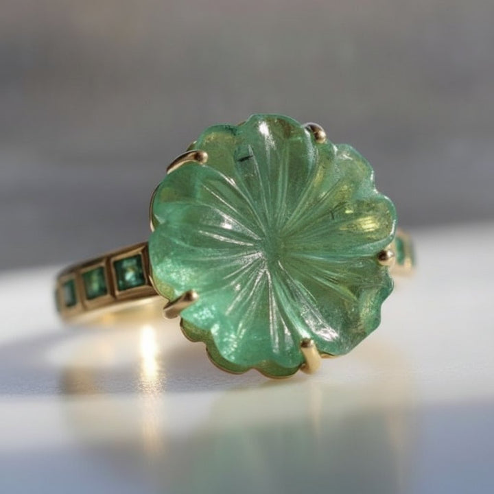 Opaline Gold Ring