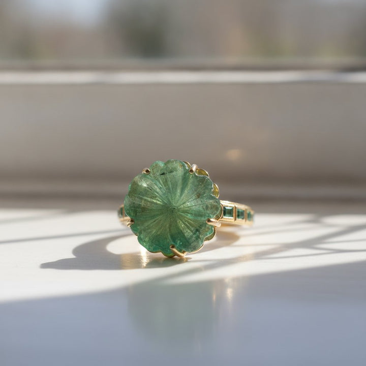 Opaline Gold Ring