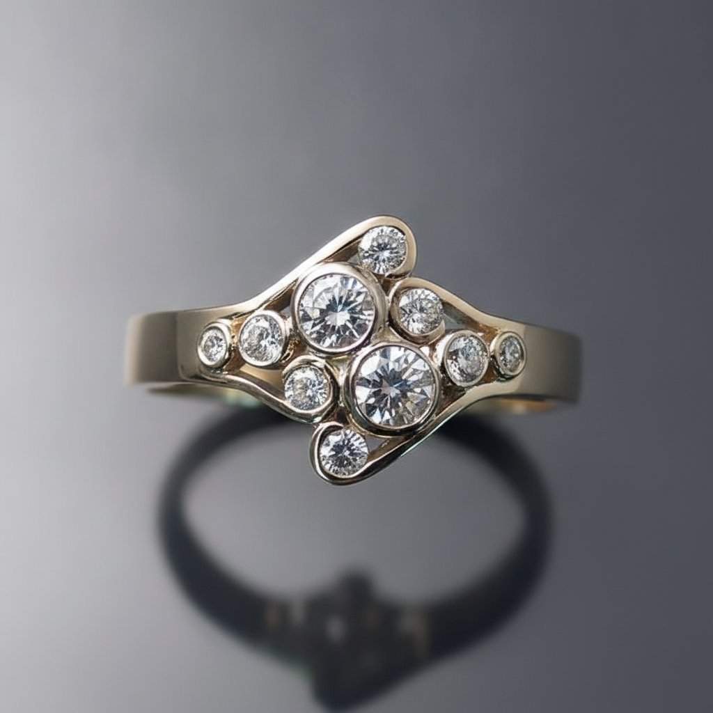 Faye-ring med zirkonia