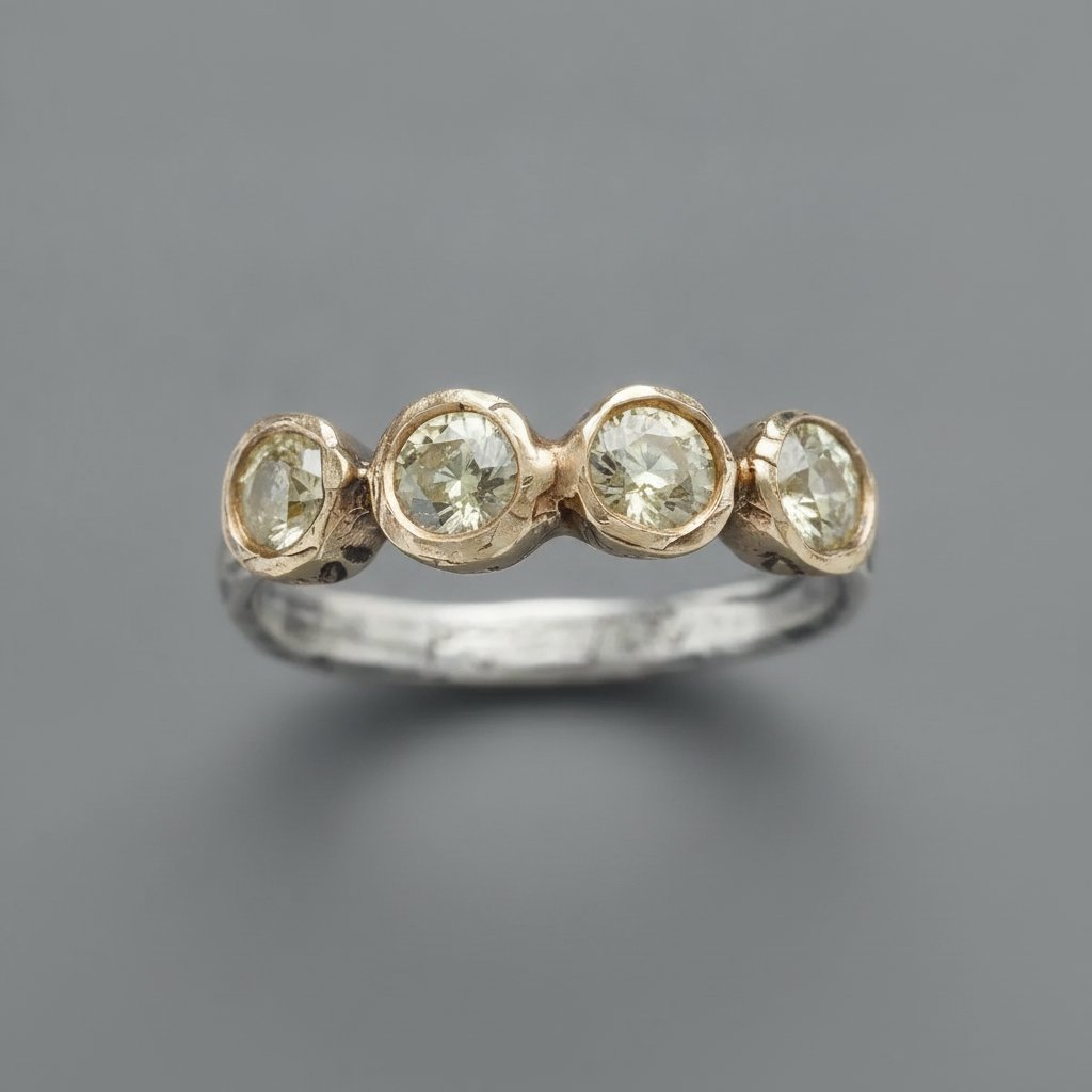 Bague en diamant Lune