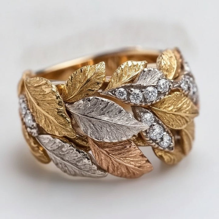 Lune-Zirkonia-Ring