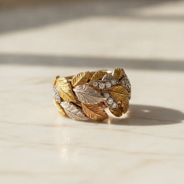 Lune-Zirkonia-Ring