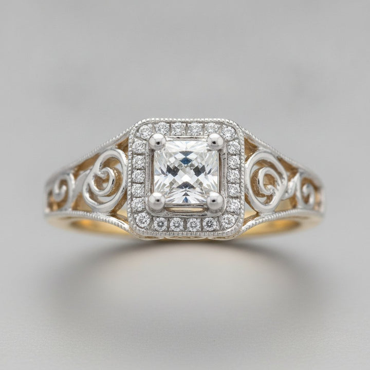 Bague Isolde en zircone
