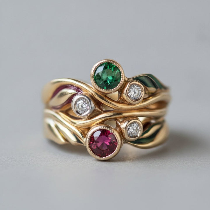 Anillo Emmeline de zirconia cúbica