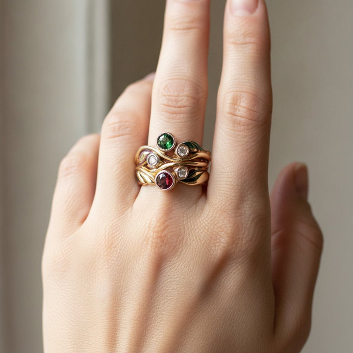 Anillo Emmeline de zirconia cúbica