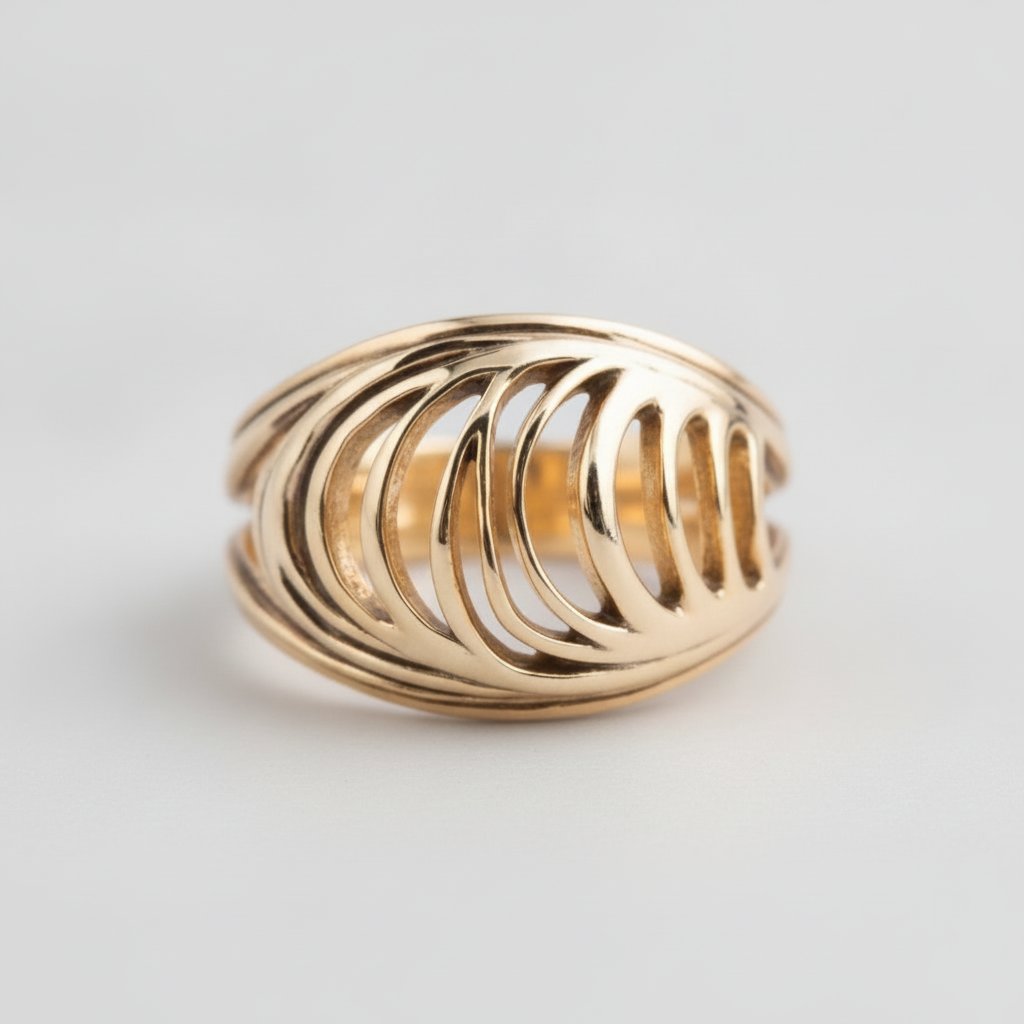 Bague Emmeline dorée