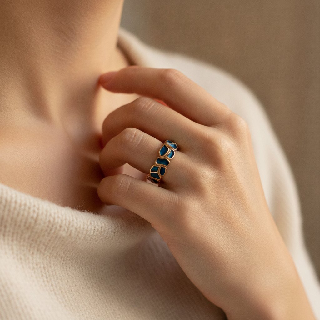Bague Lucienne dorée