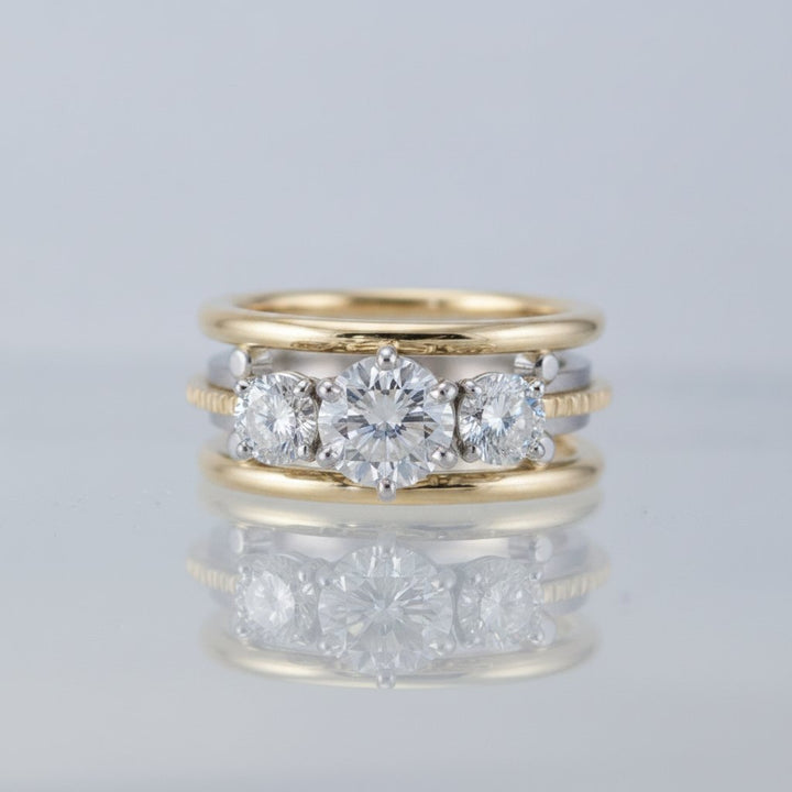 Selene-ring med zirkonia