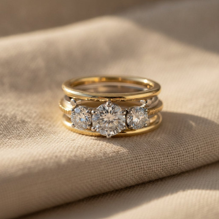 Selene-ring med zirkonia