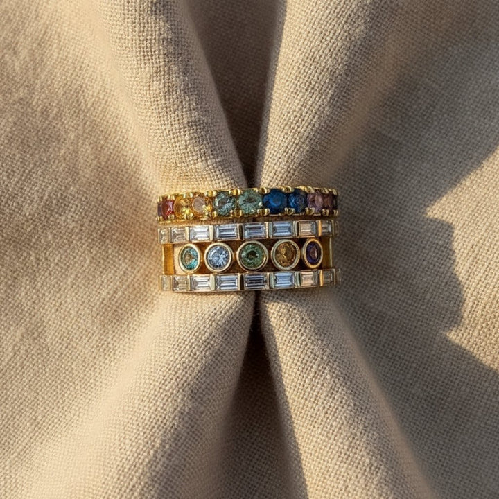 Parure de bijoux Aurore en zirconium