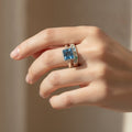 Aurore-ring i zirkonia